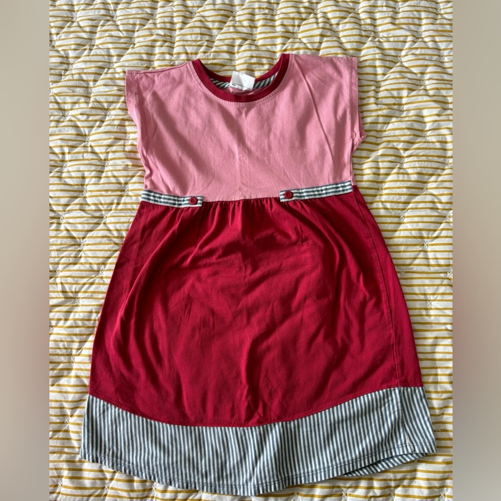 Hanna Andersson Pink and Red Casual Sundress